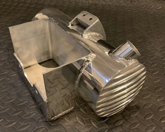 Deep Finned Round Tank for Harley-davidson softails 2000..2017