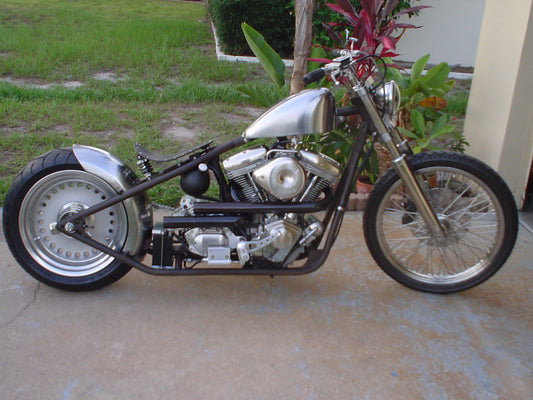 John from Florida makes this beautiful Bobber with a MotoXcycle MXC custom bobber frame.
