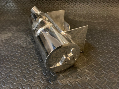 MotoXcycle MXC 5" Round Trucker girl Aluminum oil tank for 2000 and up Harley-Davidson Softails. (Copy)