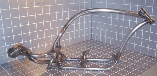 MotoXcycle MXC Single sided softail frame for 1999 and under Harley-Davidson Softails Drivetrains