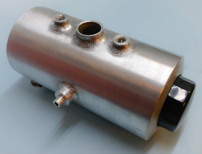 Custom Aluminum Round Oil Tank with Spin-on Filter for Harley-Davidson Motorcycles