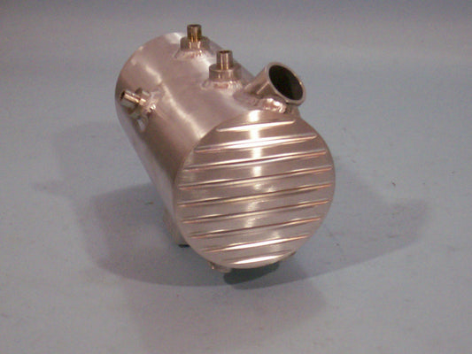 Round oil tank mounting example