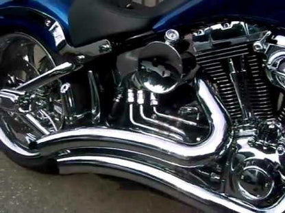 MotoXcycle MXC Custom Round Oil Tank for  Harley-Davidson wide tire Softails